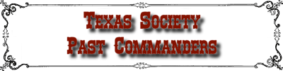 Texas Society Past Commander