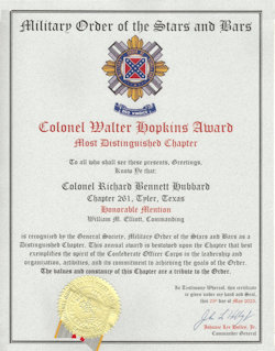 Distinguished Chapter - Honorable Mention